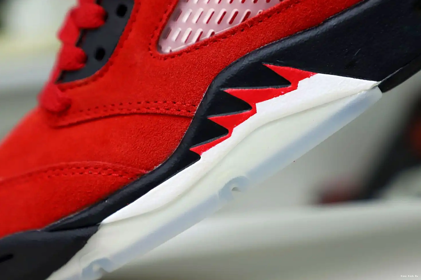 BULL Kimikick JORDAN RED AIR RETRO RAGING 5 SUEDE 0705